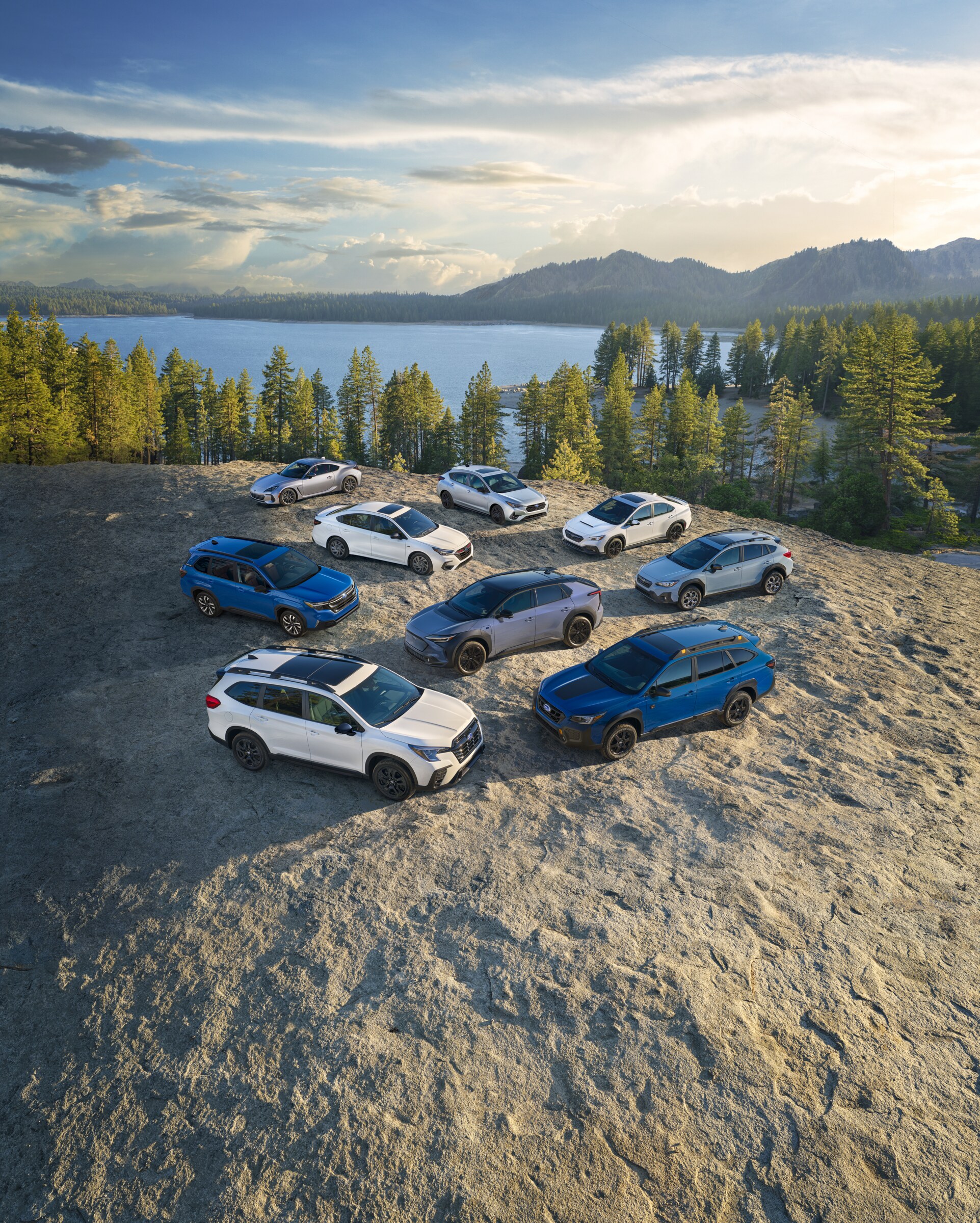 Finished Subaru Hilltop Comp retouching project